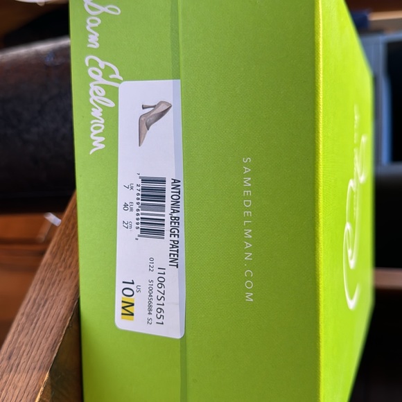 Sam Edelman, Antonia  Beige Patent Leathers - Picture 2 of 5